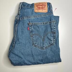 Levi’s 505 Jeans Men’s W33 L32 Regular Fit Straight Leg Denim Blue Made in Haiti